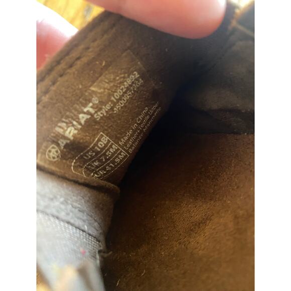 Womens Ariat Leather Cruiser Patriot Slip On Size 10 Camo - Picture 7 of 7